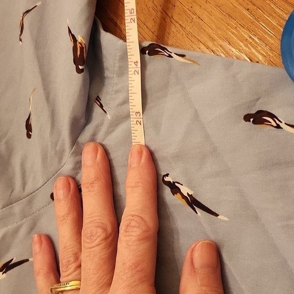 Crosby & Howard Stretch Fabric Light Blue Button Down LS Bird Sz. XL Dress Shirt - Picture 14 of 16